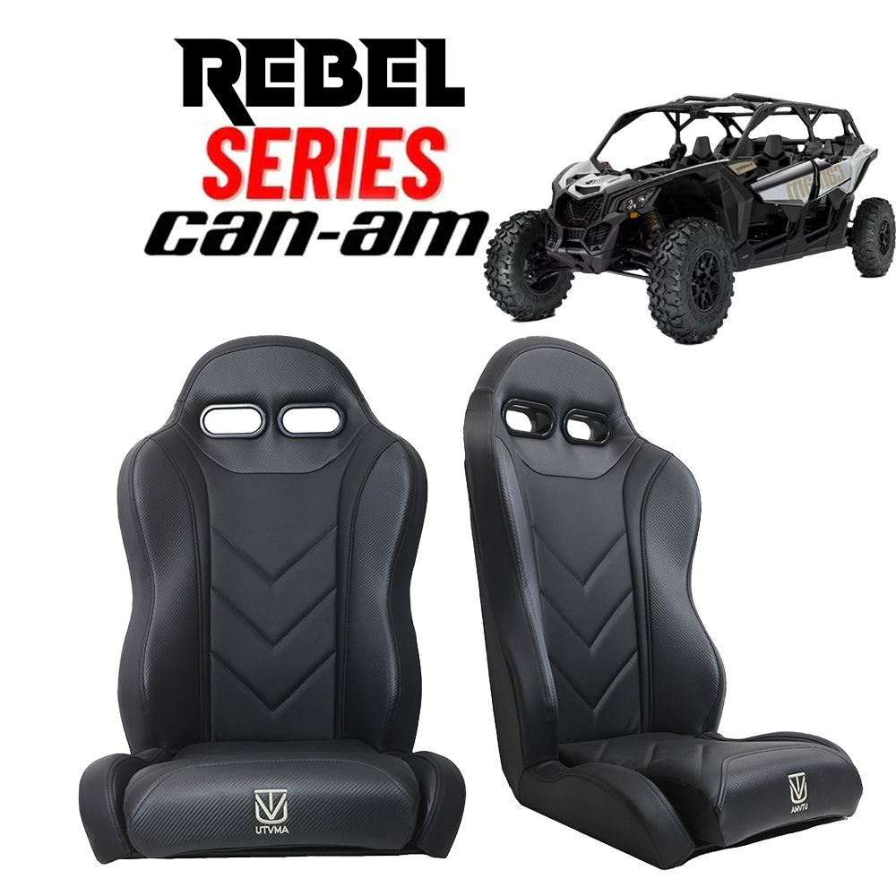"Rebel" Series Pair of Front Suspension Bucket Seats Maverick X3 2 or 4 Seater (2017+)